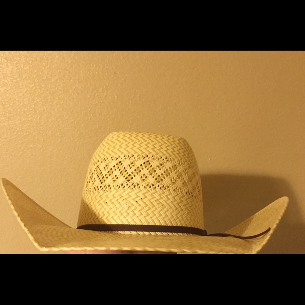 Resistol straw hat. Cowboy hat. Western hat